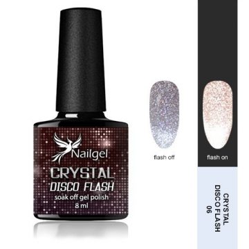 Crystal Disco Flash  006 mágneses gél lakk 8 ml