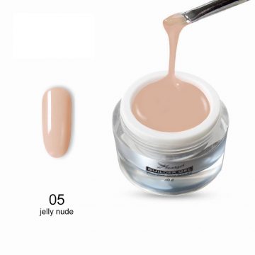 Stavebný gél  -05-  / builder gel jelly nude 40g